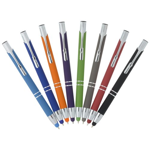 Venetian Soft Touch Stylus Metal Pen - Screen Image 4 of 5