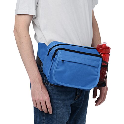 Additional Image 3 - a person wearing a blue waist bag