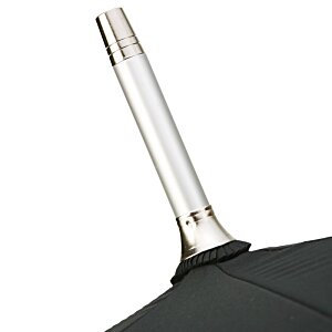 Additional Image 2 - a clear glass tube on a black umbrella