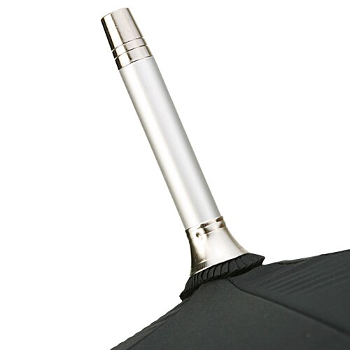 Additional Image 2 - a clear glass tube on a black umbrella