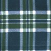 View Image 3 of 4 of Roll-Up Blanket - Green/Navy Plaid with Navy Flap