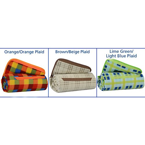 Roll-Up Picnic Blanket - Embroidered Image 6 of 7
