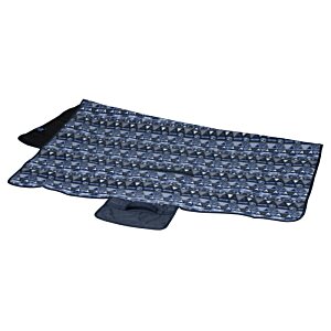 Additional Image 3 - a blue rectangular object with a square pattern