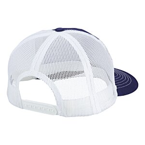 Additional Image 1 - a white cap with a blue cap