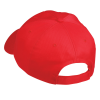 a red hat with a hole