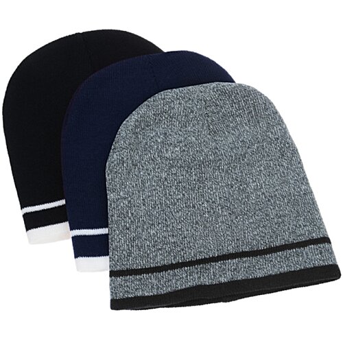 Double Stripe Knit Beanie Image 1 of 1