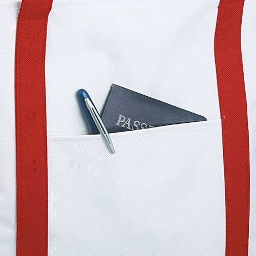 Additional Image 1 - a paper plane on a white bag