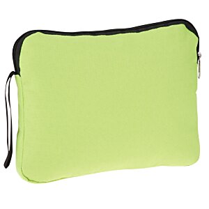 Additional Image 1 - a green bag with a black zipper