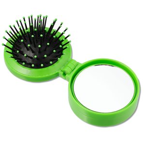 Additional Image 4 - a small round brush with a round green handle
