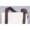 Additional Thumbnail Image 1 - a white bag with brown straps