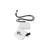 Additional Thumbnail Image 1 - a white tag with a black cord