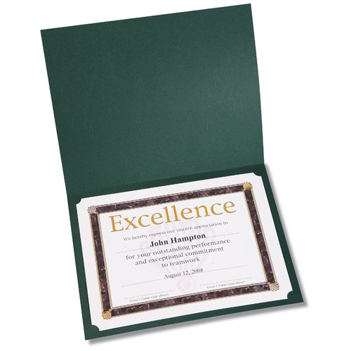 Additional Image 1 - a green folder with a white border