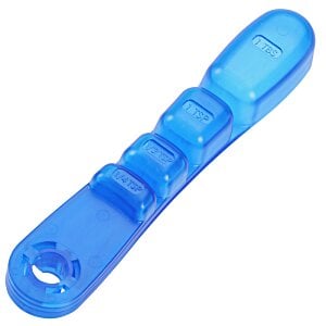 Additional Image 1 - a blue plastic object with a white background