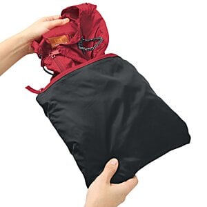 Additional Image 1 - a person holding a black bag with clothes