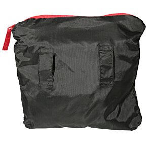Additional Image 2 - a black bag with a red zipper