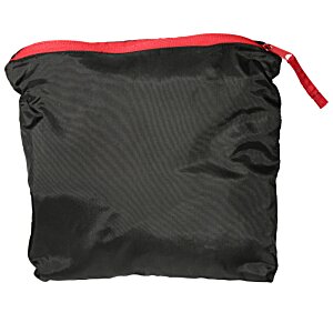 Additional Image 3 - a black bag with a red zipper