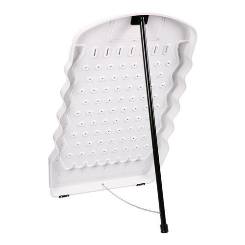 Additional Image 2 - a white umbrella with a black pole