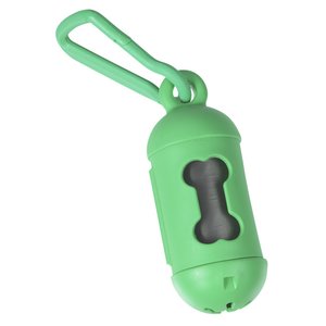 Additional Image 2 - a green dog toy with a bone cut out