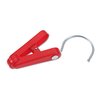 Additional Thumbnail Image 1 - a red plastic hook with a metal hook