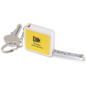 Additional Image 1 - a key chain with a yellow square