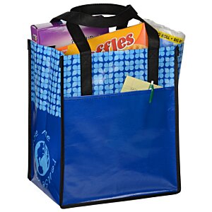 Additional Image 1 - a blue bag with many different colored bags