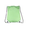 a green bag on a white background