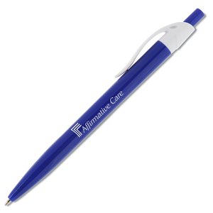Additional Image 1 - a blue pen with a white cap