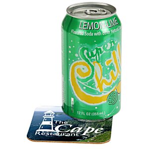 Additional Image 1 - a green can of soda next to a credit card