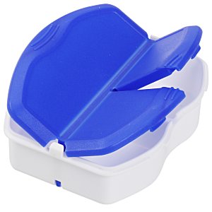 Additional Image 1 - a blue and white pill container
