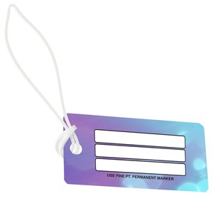 Additional Image 1 - a purple and white tag