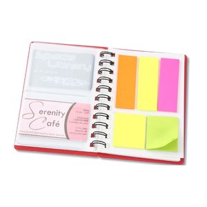 Additional Image 1 - a notebook with many different colored sticky notes