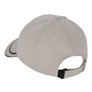 Additional Image 1 - a white hat with a black strap