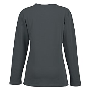Additional Image 2 - a black long sleeved shirt