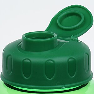 Additional Image 2 - a green plastic lid with a lid open