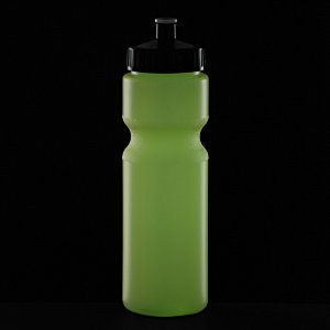 Additional Image 1 - a green water bottle with a black lid