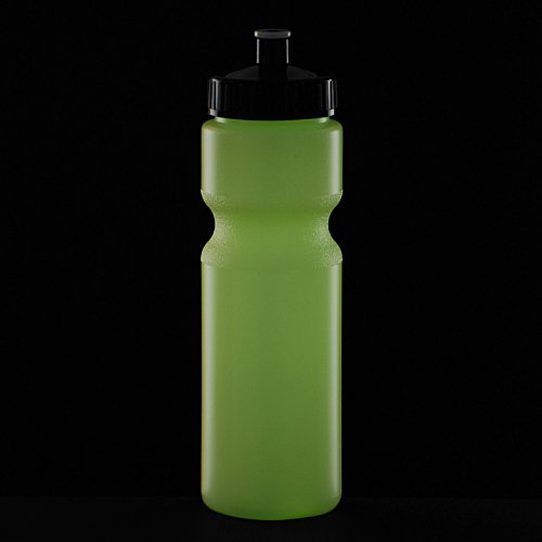 Additional Image 1 - a green water bottle with a black lid