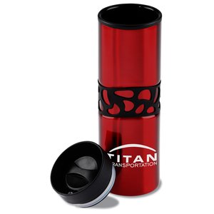 Additional Image 1 - a red cylinder with black lid