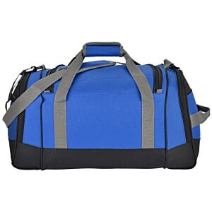 Additional Image 2 - a blue and black duffel bag