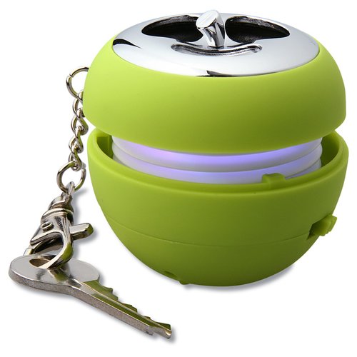 Additional Image 2 - a key chain with a green ball