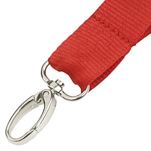 Additional Image 6 - a close up of a red lanyard
