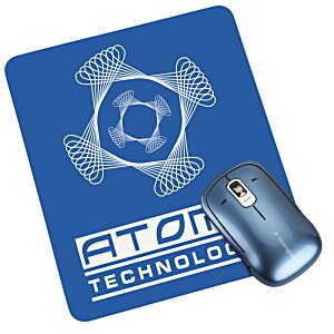 Additional Image 1 - a computer mouse on a blue mouse pad