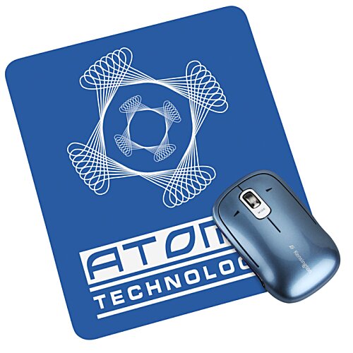 Additional Image 1 - a computer mouse on a blue mouse pad