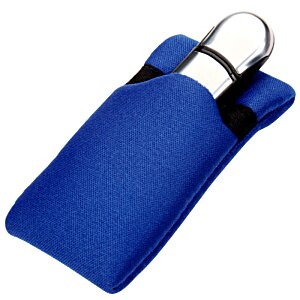 Additional Image 2 - a blue lighter case with black trim
