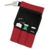 View Image 2 of 2 of USB Pouch - Triple with Key Ring