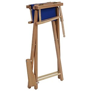 Additional Image 1 - a blue and wooden chair