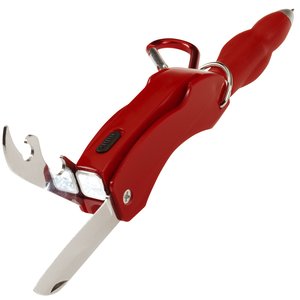Additional Image 3 - a red knife with a red handle