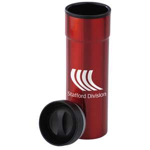 Additional Image 1 - a red and black cylindrical container