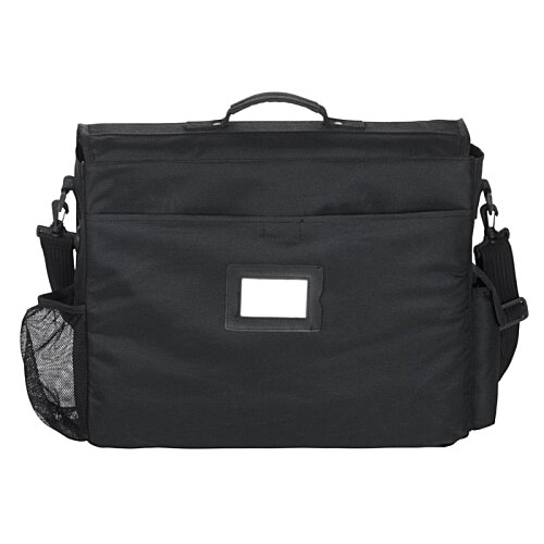 Additional Image 2 - a black bag with a white label