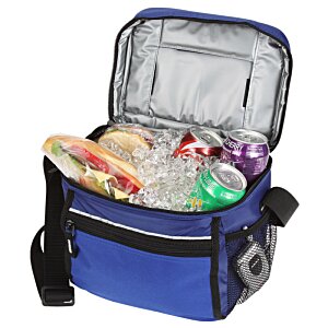 Additional Image 1 - a blue cooler bag with food inside