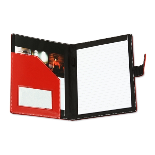 Additional Image 1 - a black and red card holder